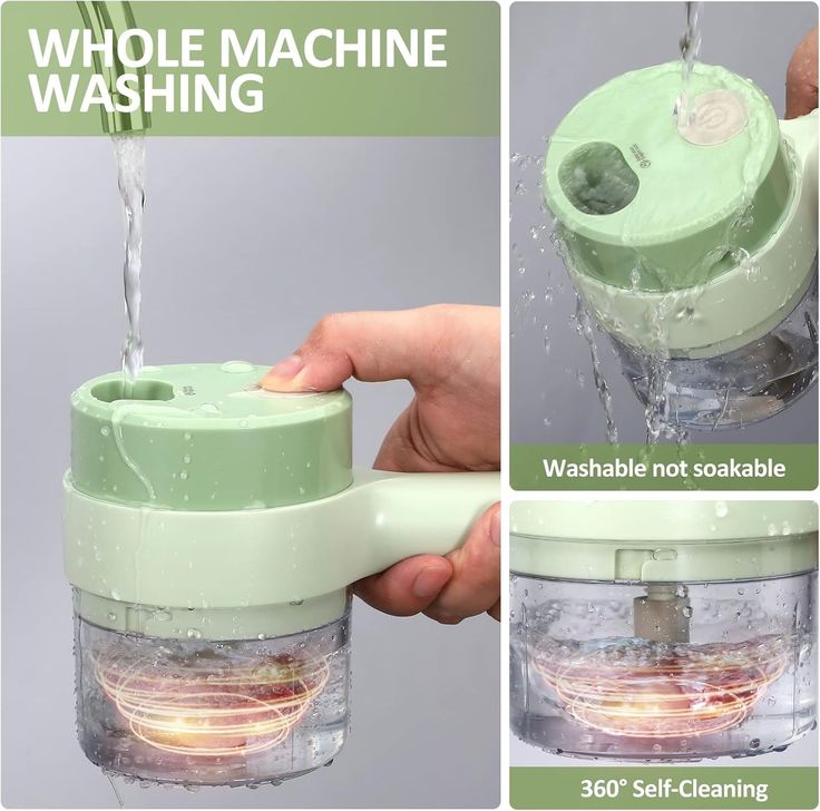 4 in 1 Portable Electric Vegetable Cutter Set