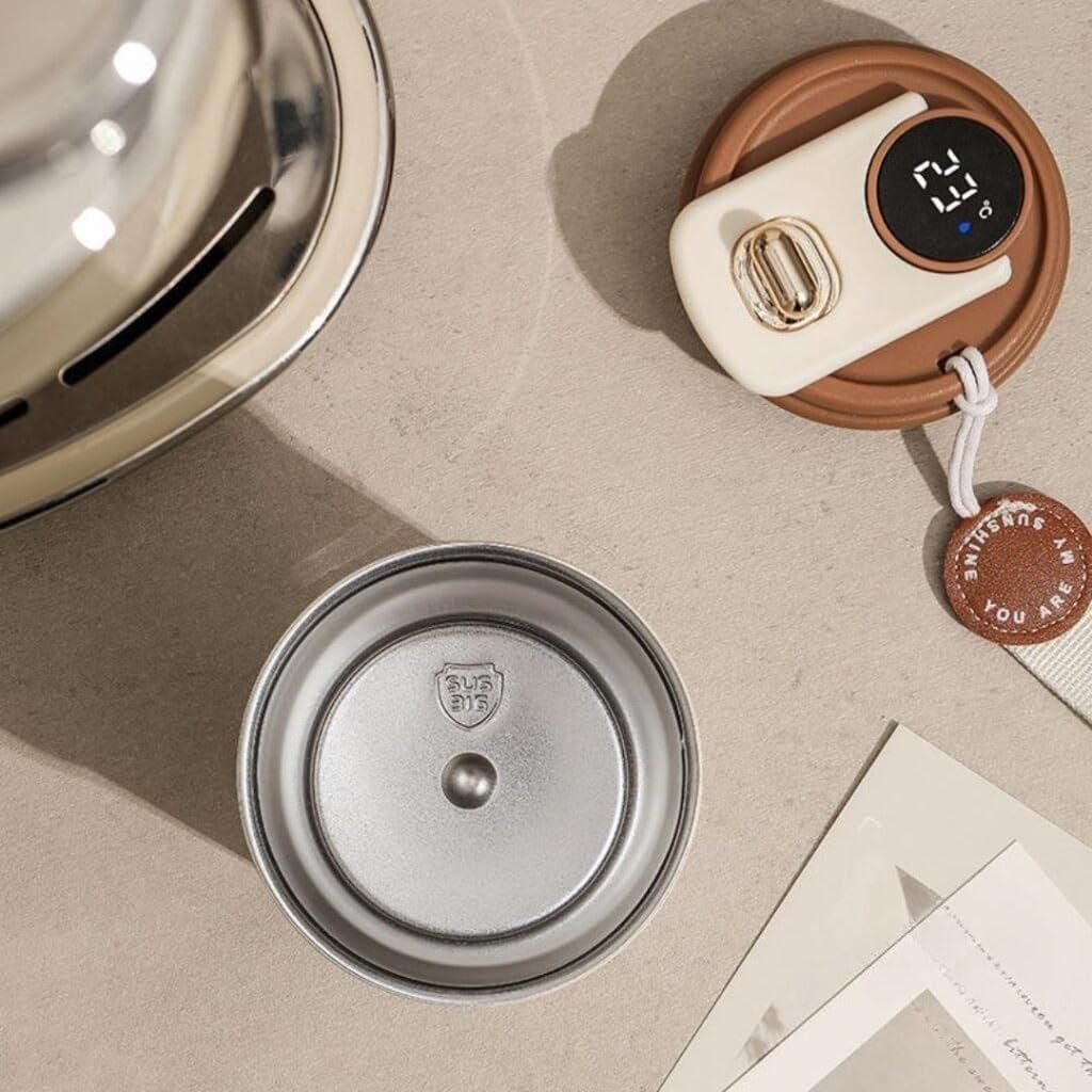 Vacuum Insulated Coffee Mug with Temperature Display