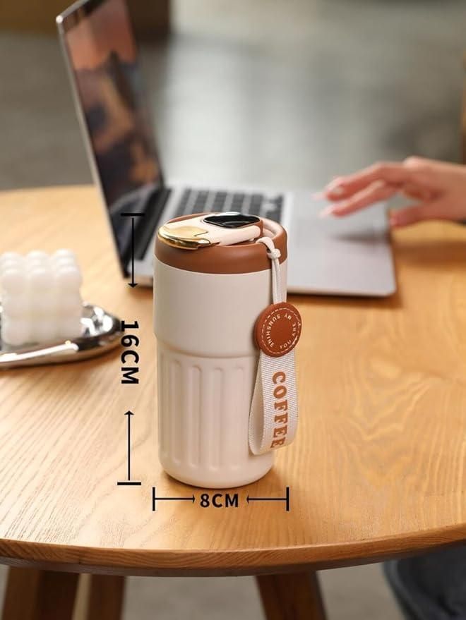 Vacuum Insulated Coffee Mug with Temperature Display