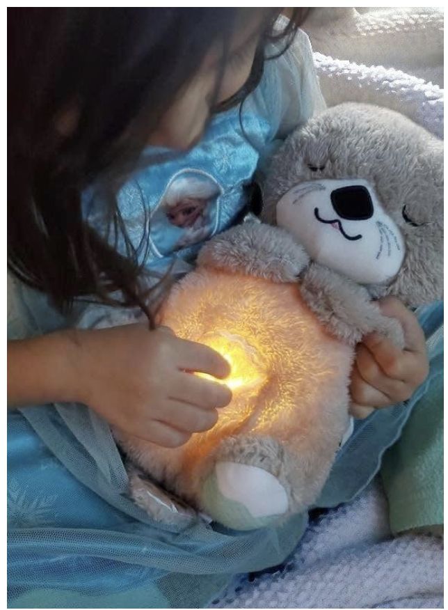 Breathing Teddy Bear with Soothing Music, Comfort Plush