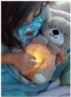 Breathing Teddy Bear with Soothing Music, Comfort Plush