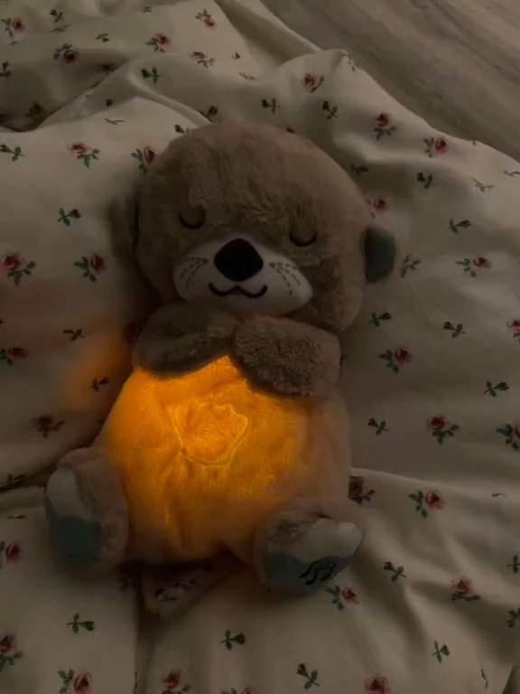 Breathing Teddy Bear with Soothing Music, Comfort Plush