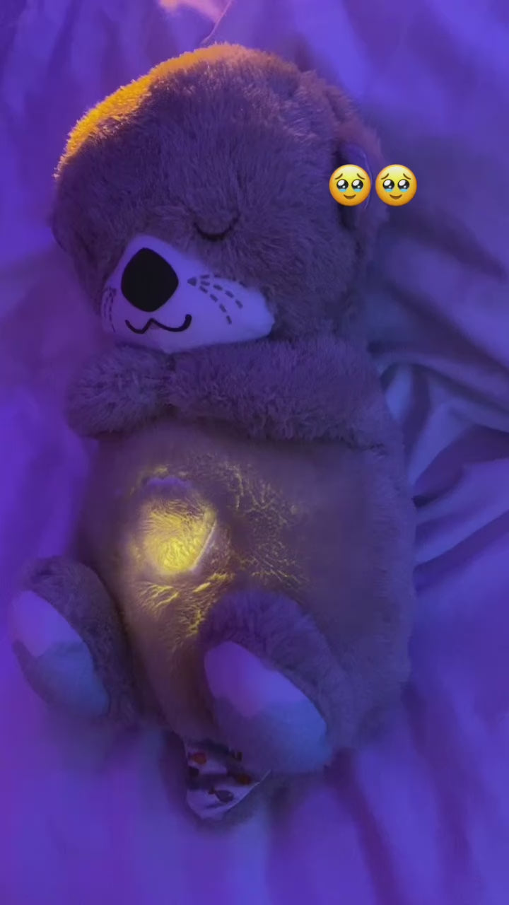 Breathing Teddy Bear with Soothing Music, Comfort Plush