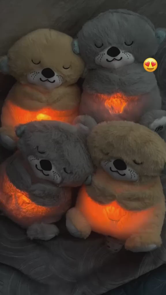 Breathing Teddy Bear with Soothing Music, Comfort Plush